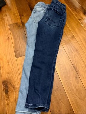 Boys gap and cat and nat Dark Indigo and Light Blue Skinny Jeans size 8